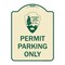 Signmission National Park Service Permit Parking Heavy-Gauge Aluminum Sign, 24" x 18", TG-1824-23863 A-DES-TG-1824-23863 - alternate 1